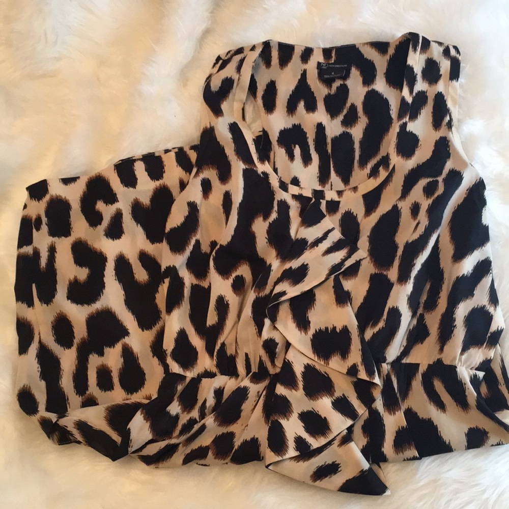 New Directions Leopard Print Dress